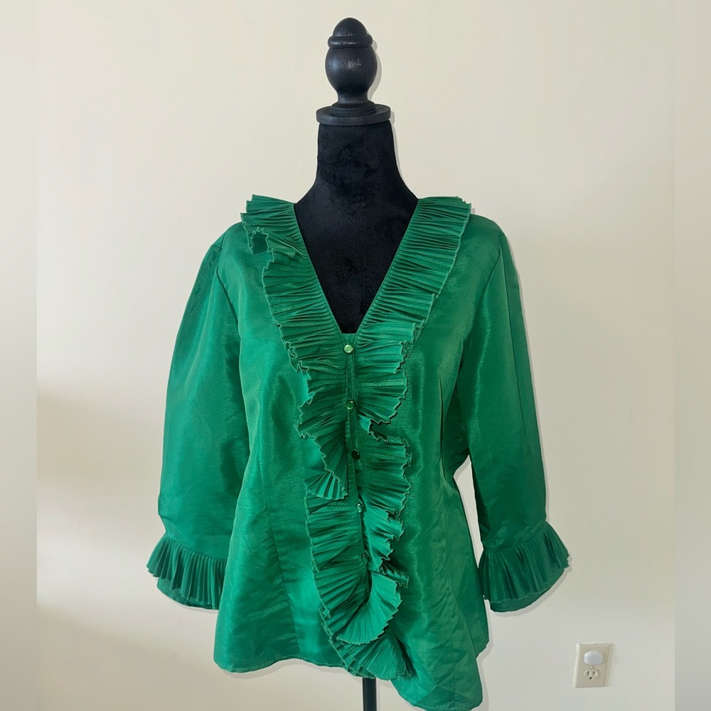 Green Oscar Blouse